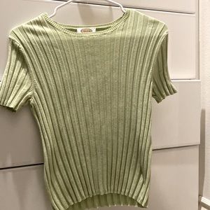 vintage green top